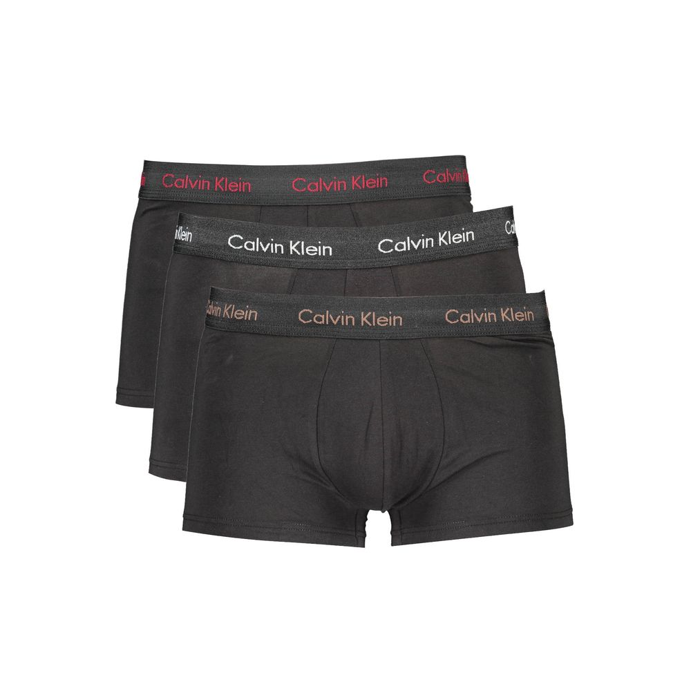 Black Cotton Men Boxer Calvin Klein