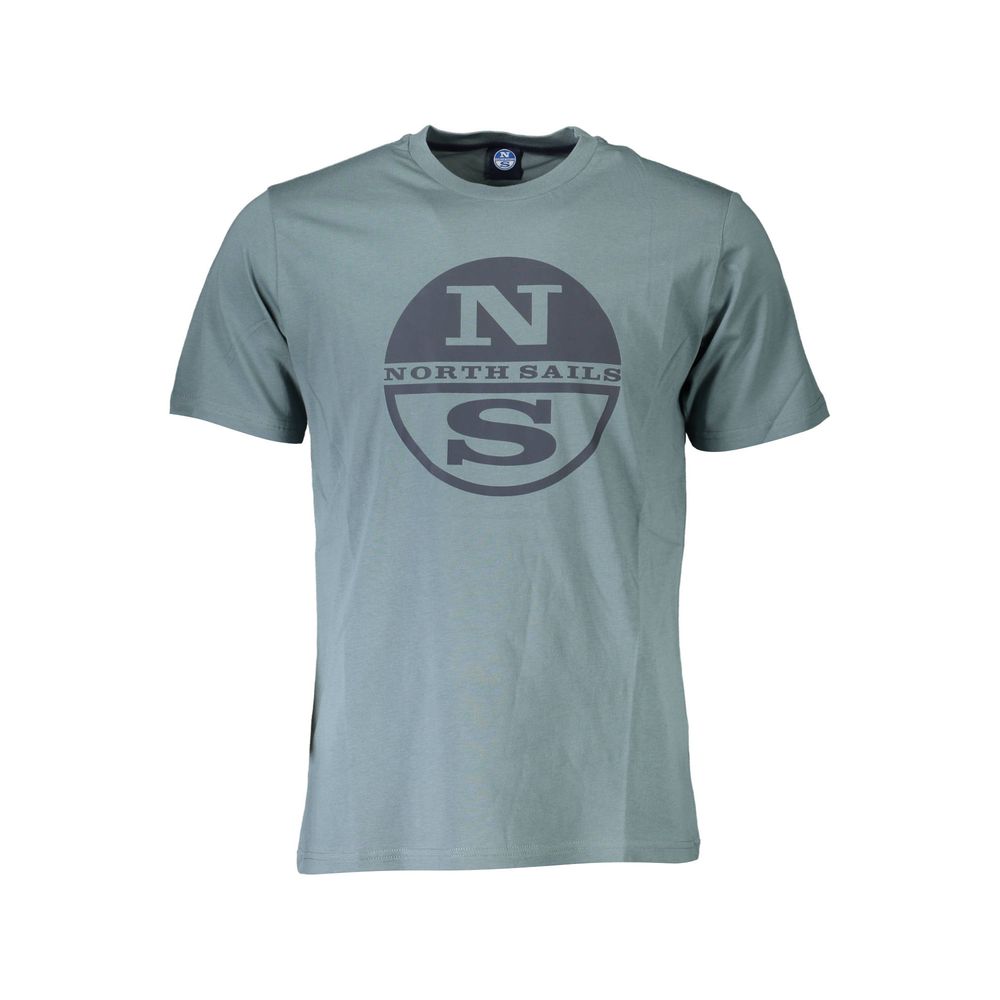 Green Cotton Men T-Shirt North Sails