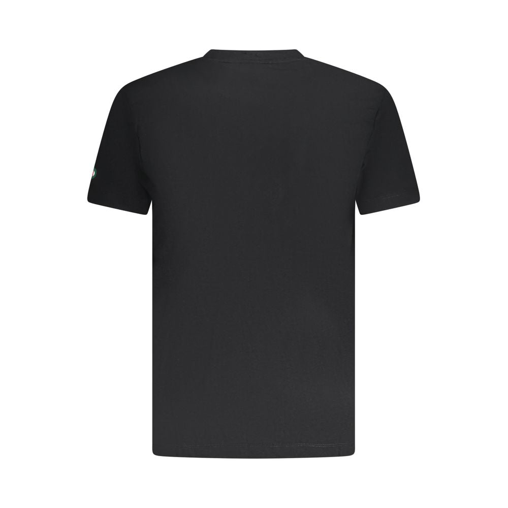 Black Cotton Men T-Shirt Armata Di Mare