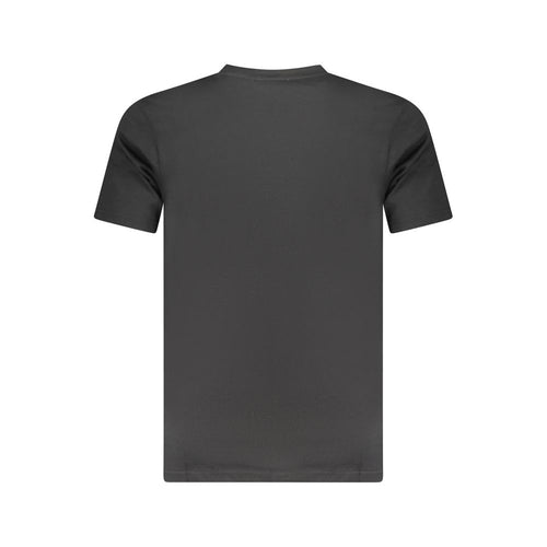 Black Cotton Men T-Shirt Cavalli Class