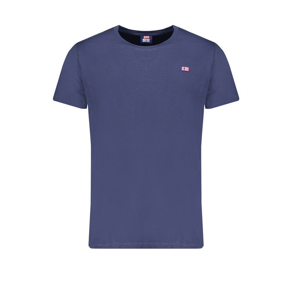Blue Cotton T-Shirt Norway 1963