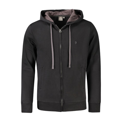 Black Cotton Men Sweater Coveri Moving