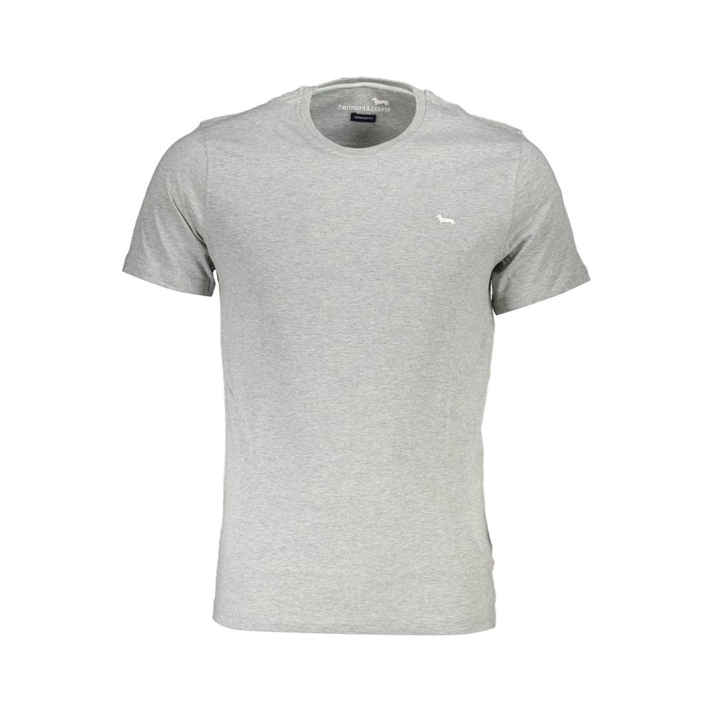 Brown Cotton Men T-Shirt Harmont & Blaine