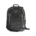 Black Polyamide Men Backpack Guess Jeans