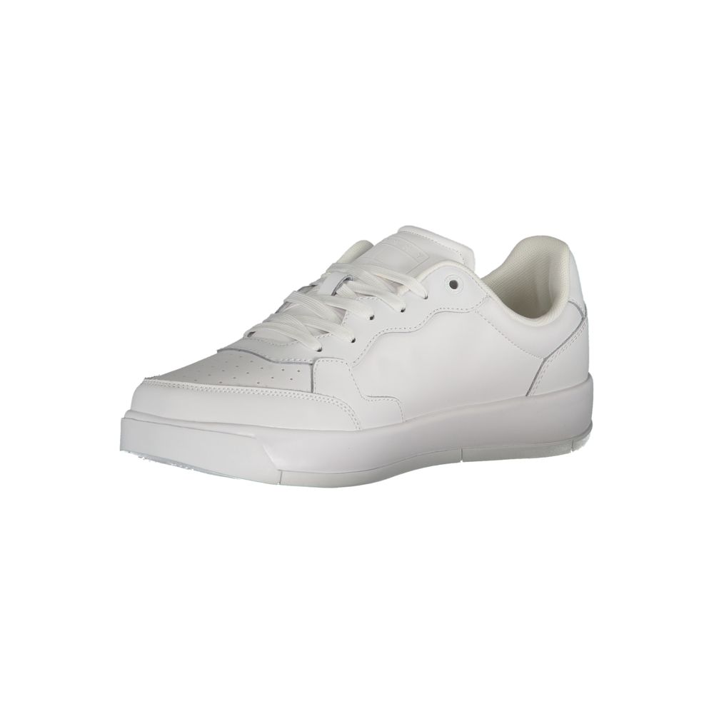 White Polyethylene Men Sneaker Tommy Hilfiger