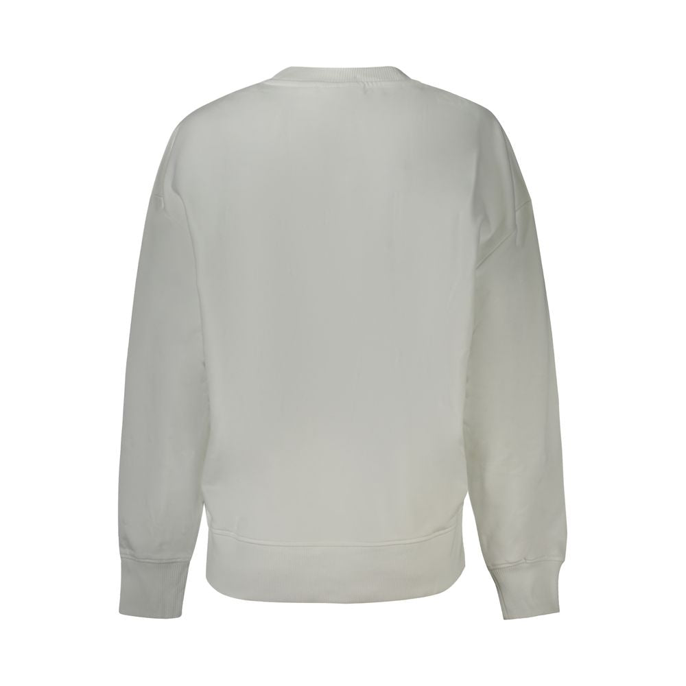 White Cotton Women Sweater Calvin Klein