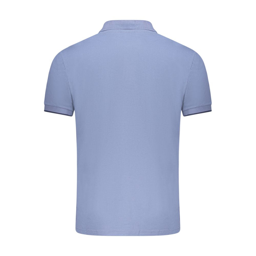 Blue Cotton Men Polo Shirt North Sails