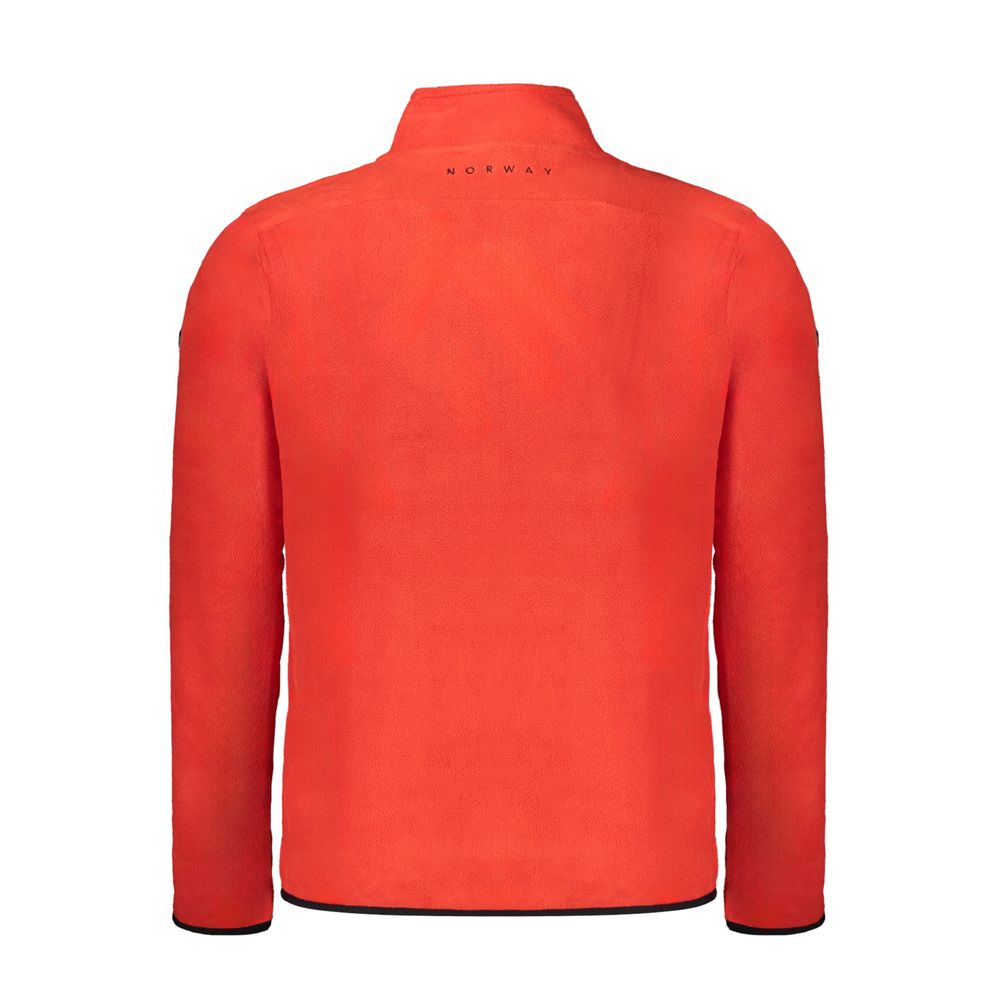 Red Polyester Men Sweater Norway 1963