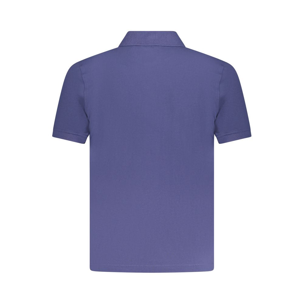 Blue Cotton Polo Shirt K-WAY