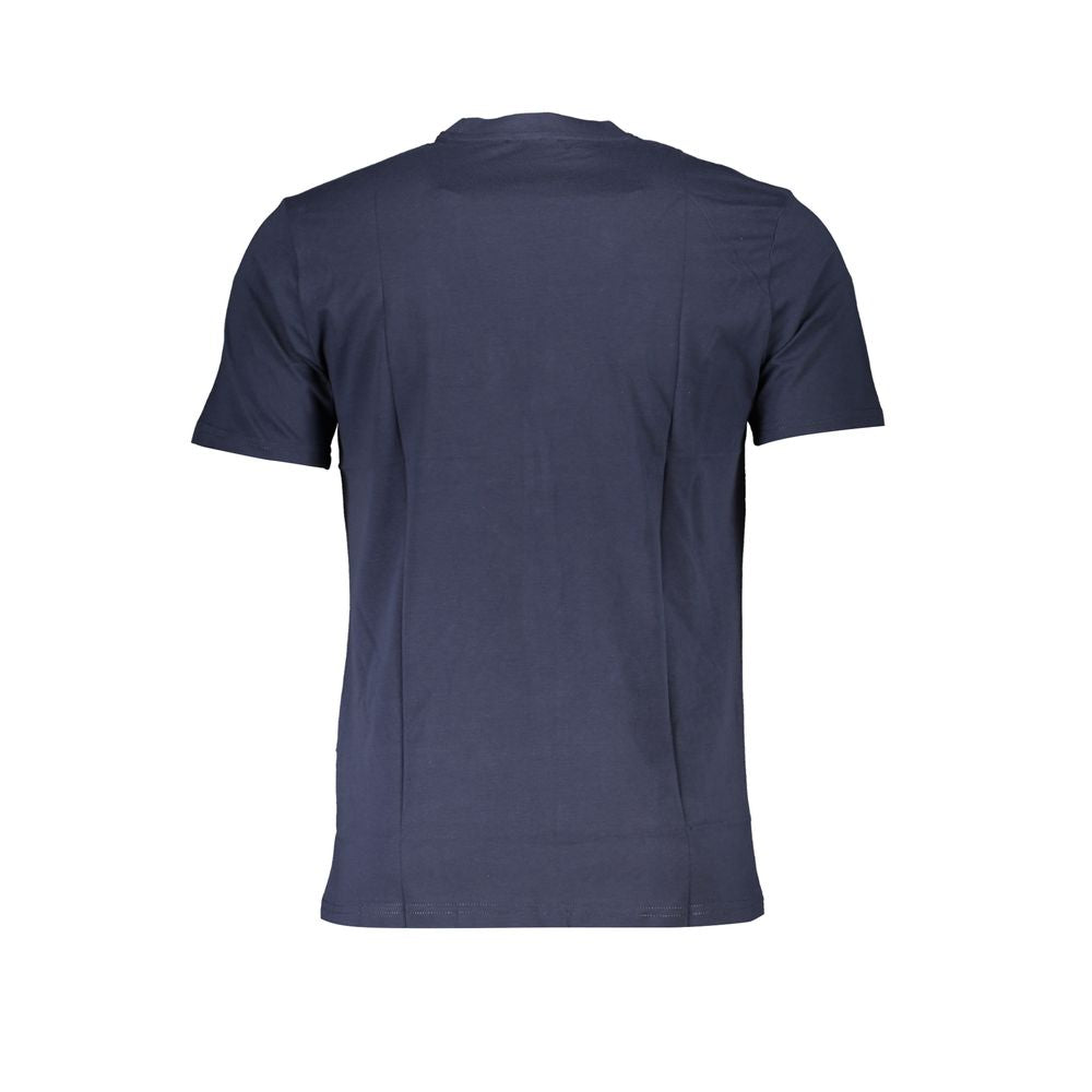 Blue Cotton T-Shirt Cavalli Class