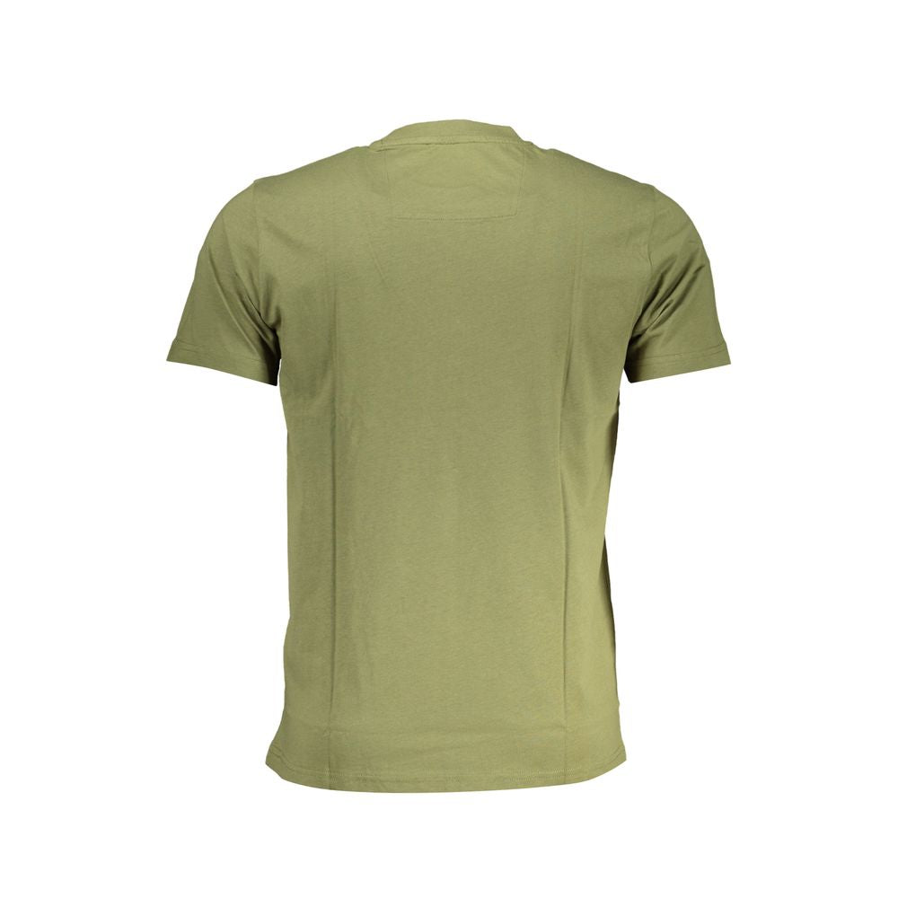 Green Cotton T-Shirt Cavalli Class