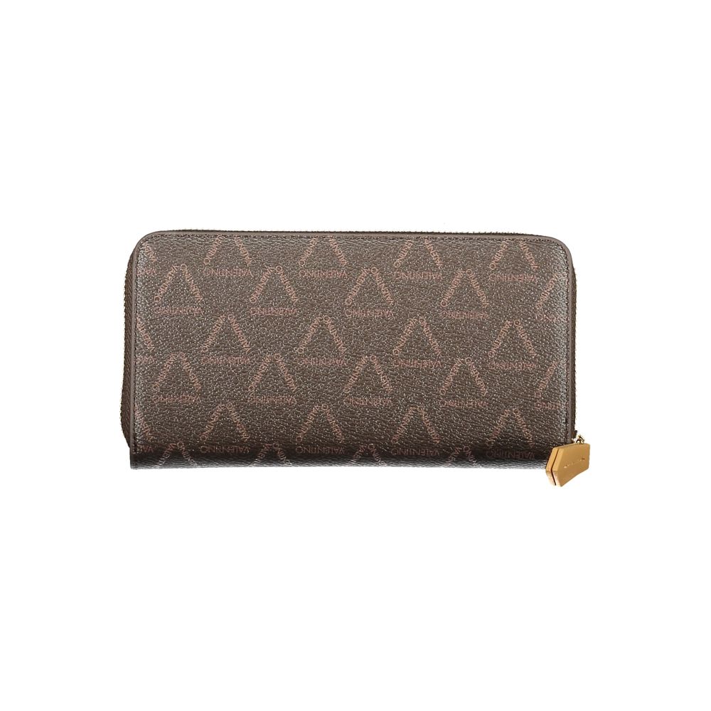 Brown Polyethylene Women Wallet Mario Valentino