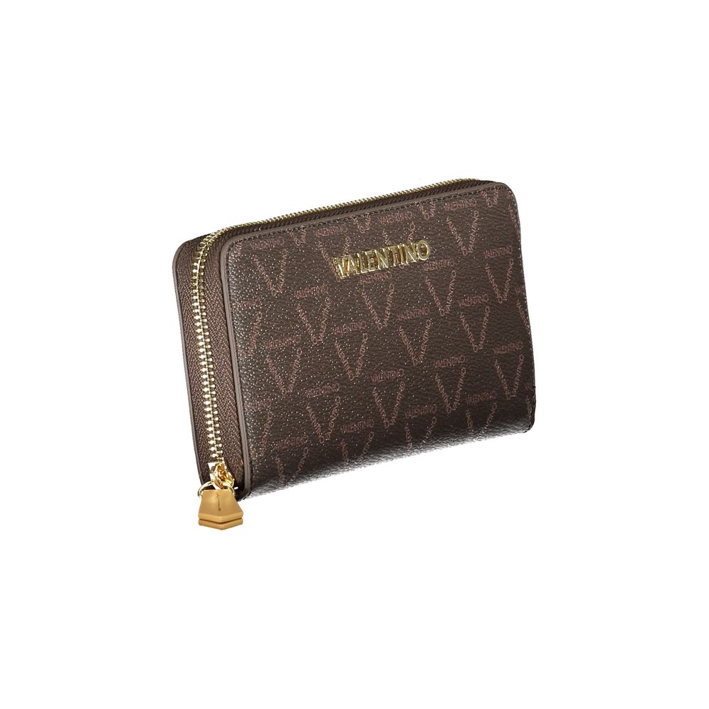 Brown Polyethylene Women Wallet Mario Valentino