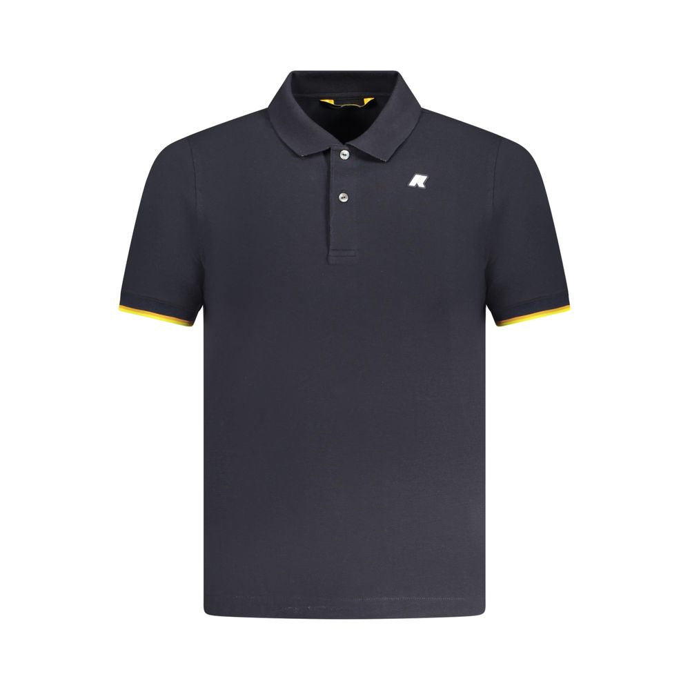Blue Cotton Polo Shirt K-WAY