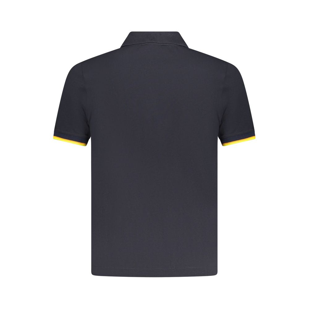 Blue Cotton Polo Shirt K-WAY