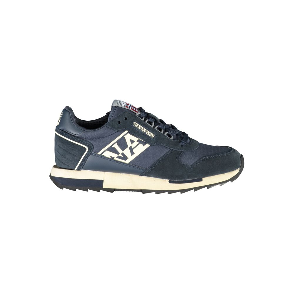 Sleek Blue Sporty Laced Sneakers Napapijri EU44/US11