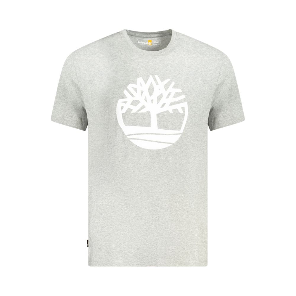 Brown Cotton Men T-Shirt Timberland