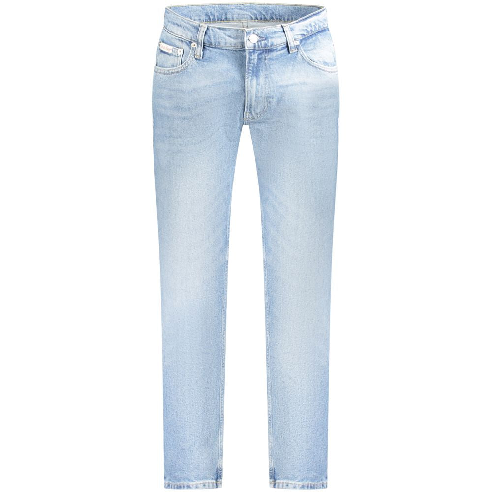 Blue Cotton Men Jeans Calvin Klein