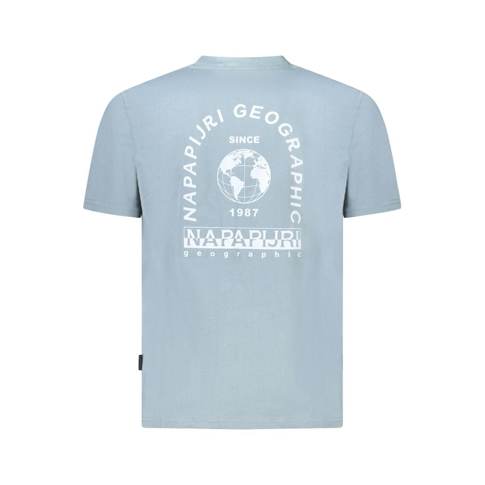 Brown Cotton Men T-Shirt Napapijri
