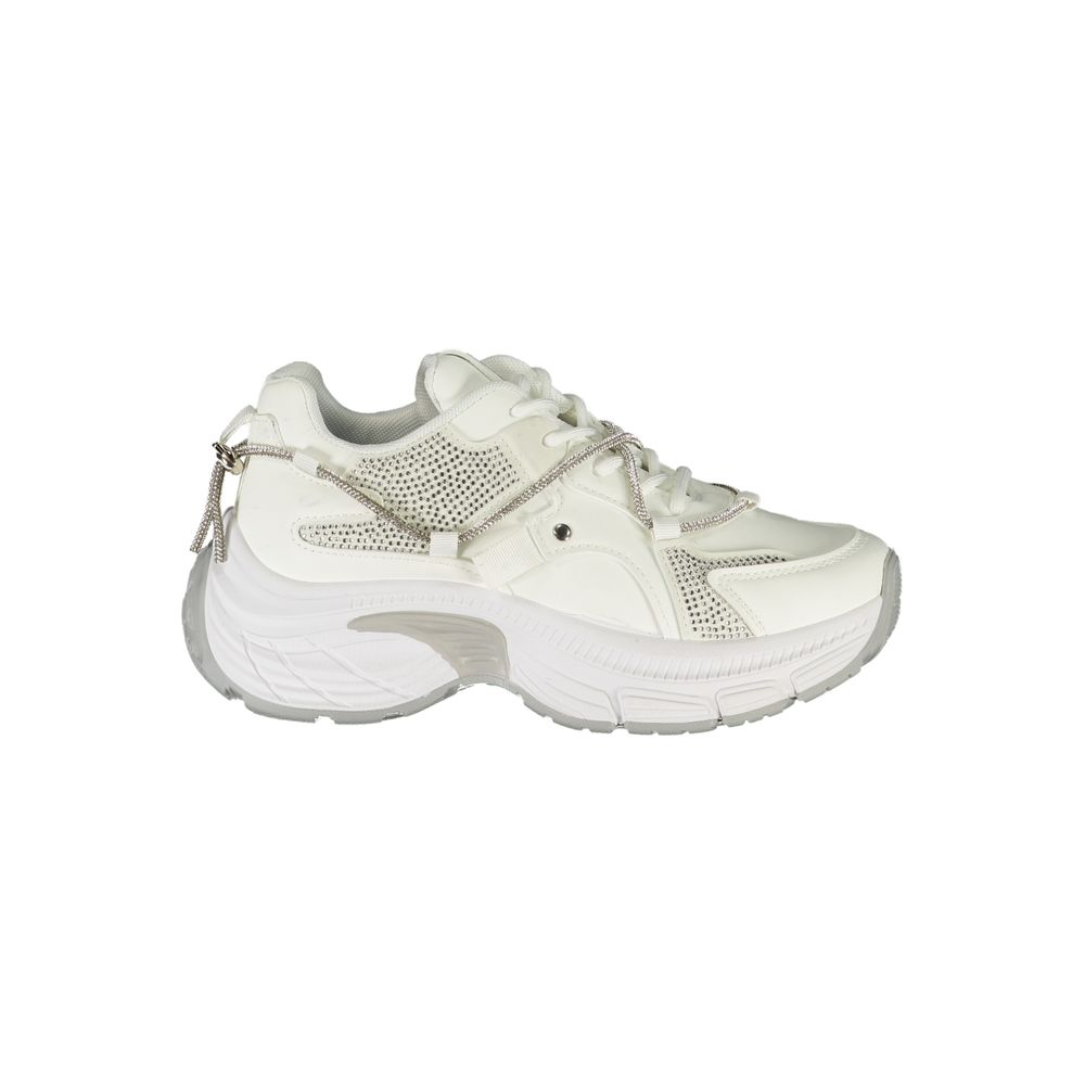 White Polyester Women Sneaker Laura Biagiotti