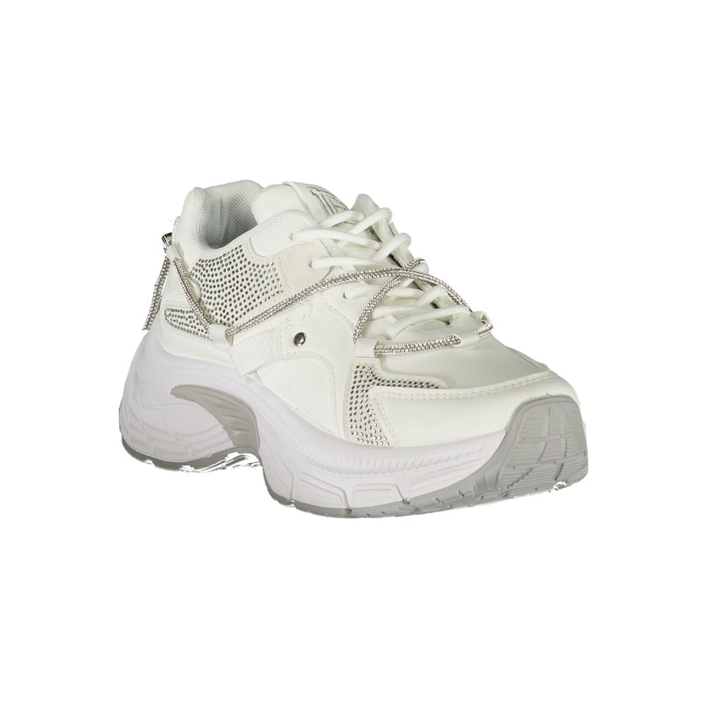 White Polyester Women Sneaker Laura Biagiotti