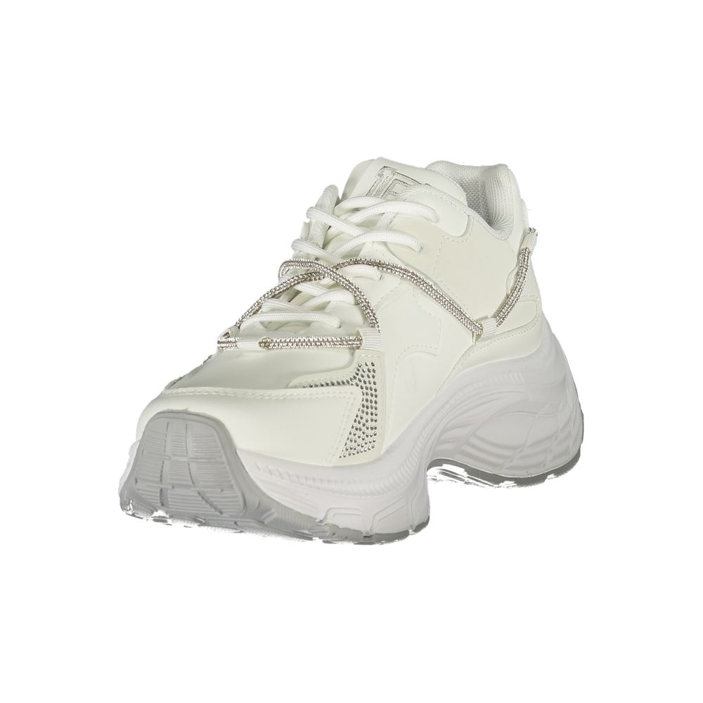 White Polyester Women Sneaker Laura Biagiotti