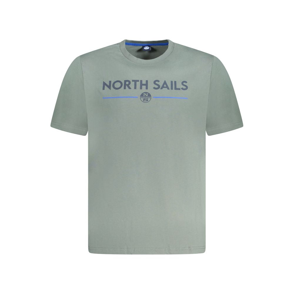 Green Cotton Men T-Shirt North Sails