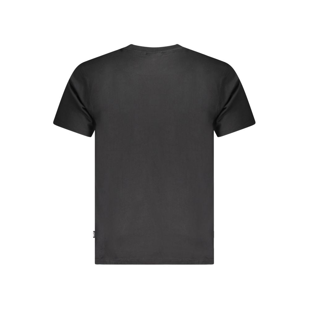 Black Cotton Unisex T-Shirt Fila