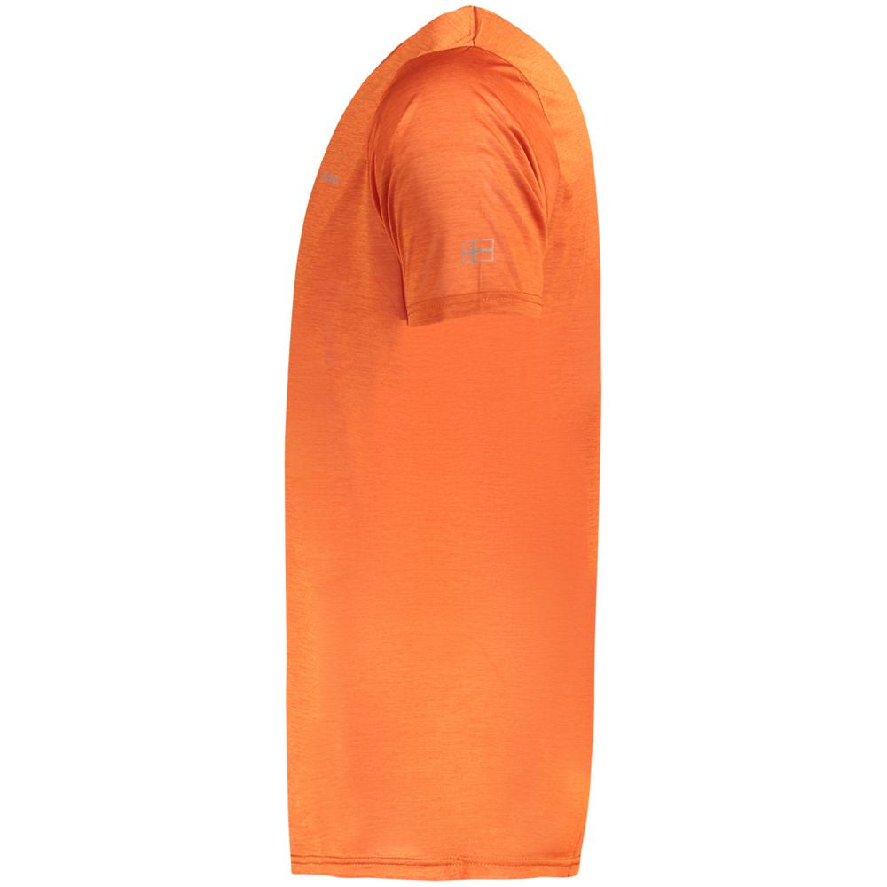 Orange Polyester Men T-Shirt Norway 1963