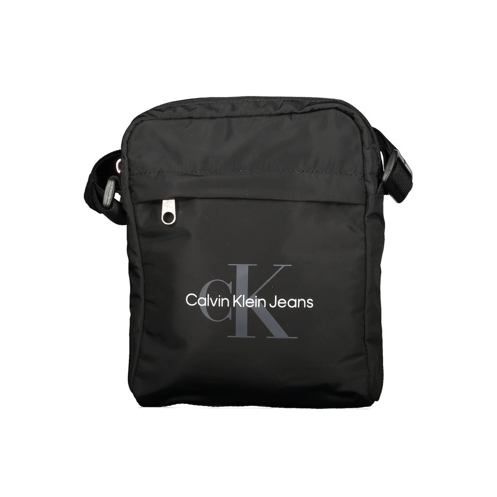 Black Polyester Men Shoulder Bag Calvin Klein