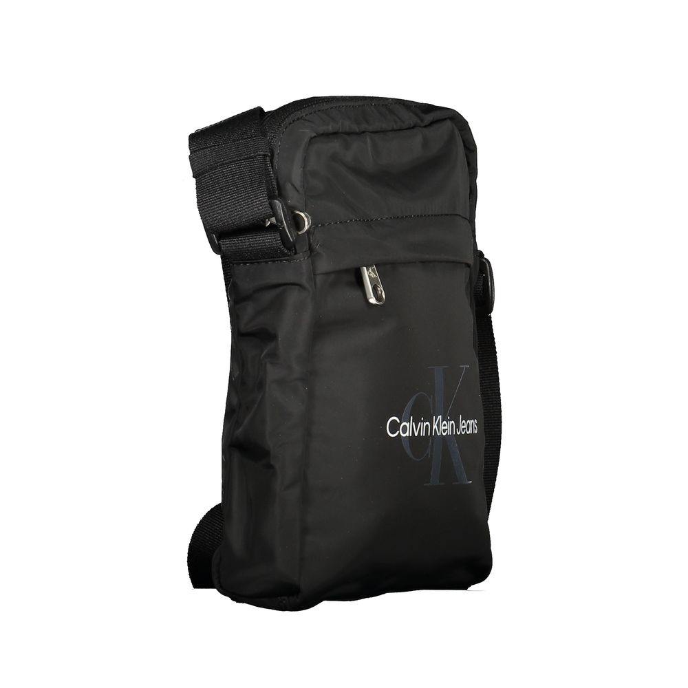 Black Polyester Men Shoulder Bag Calvin Klein