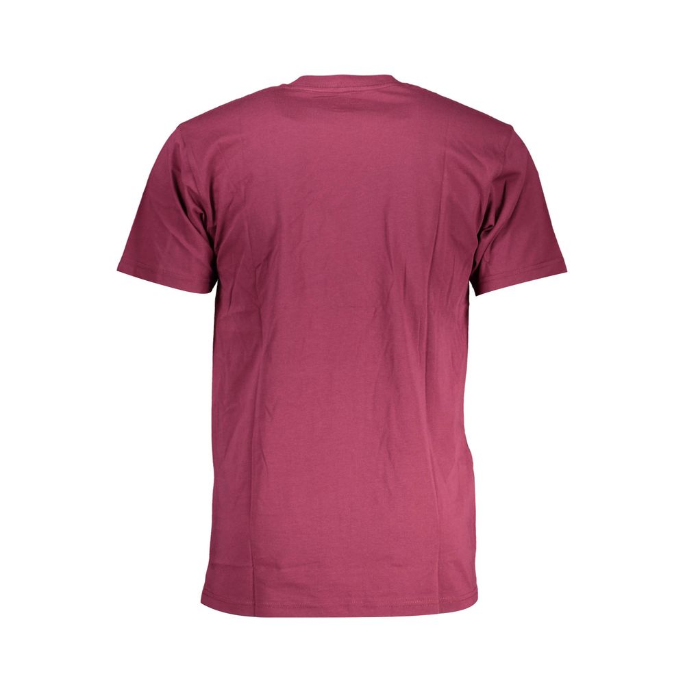 Purple Cotton Men T-Shirt Vans