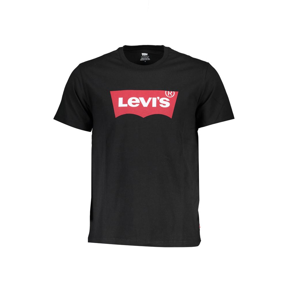 Black Cotton Men T-Shirt Levi's