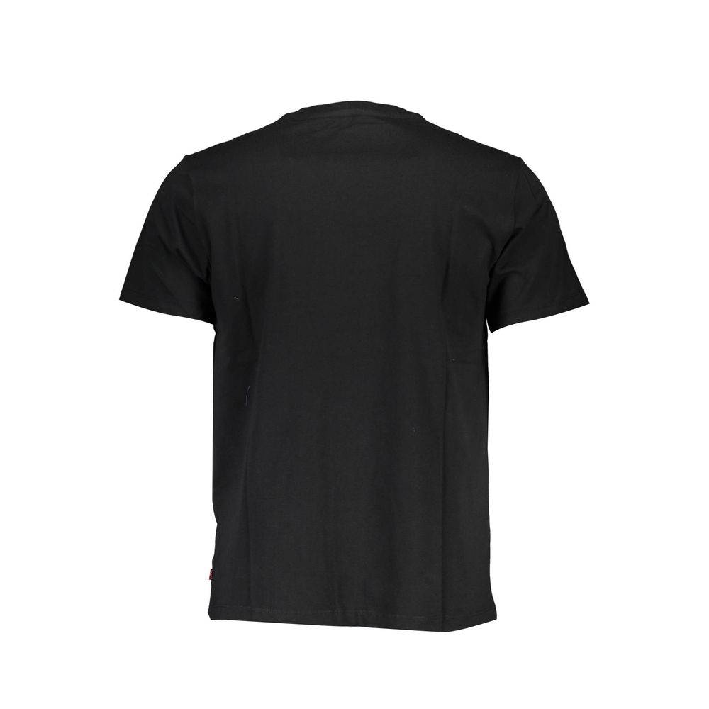Black Cotton Men T-Shirt Levi's