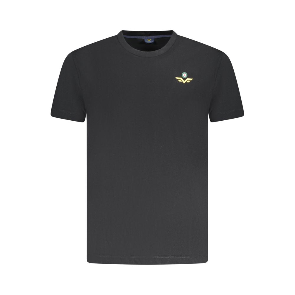 Black Cotton Men T-Shirt Armata Di Mare