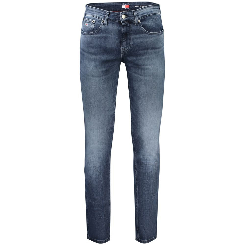 Blue Cotton Men Jeans Tommy Hilfiger