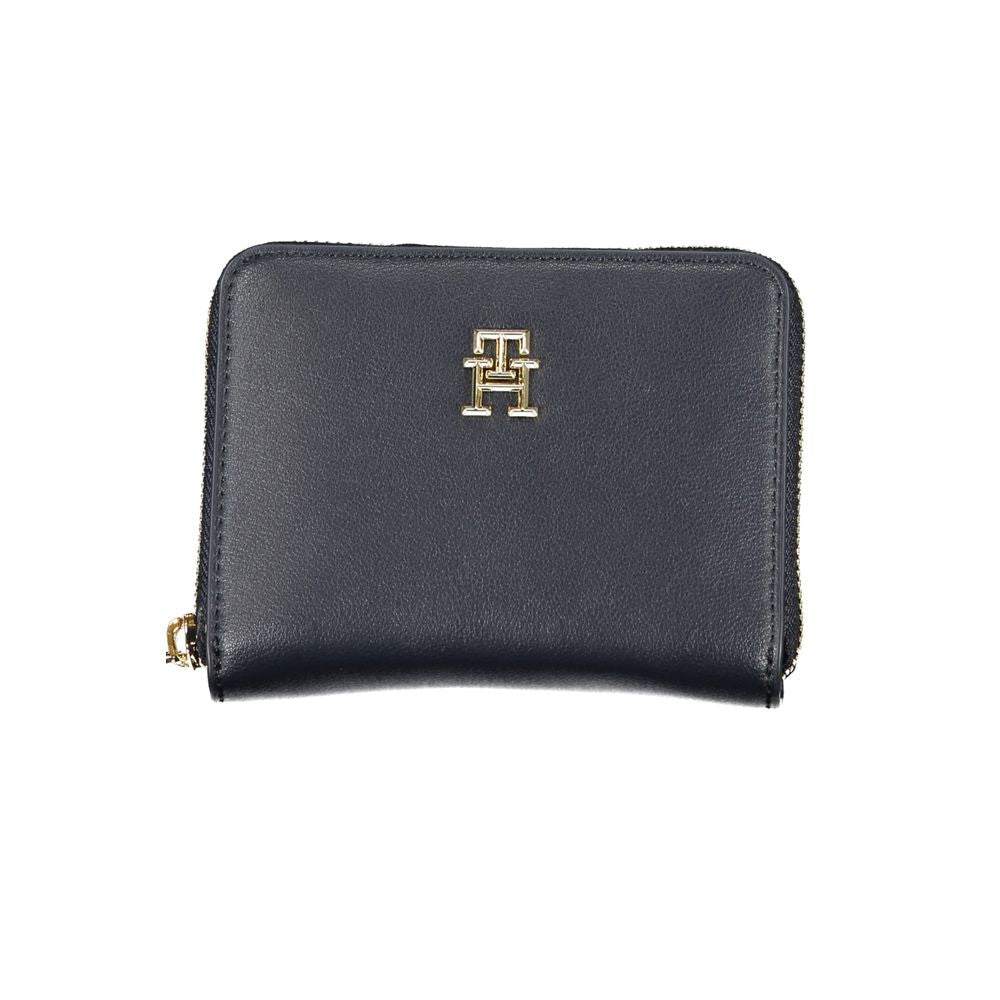 Blue Polyester Wallet Tommy Hilfiger