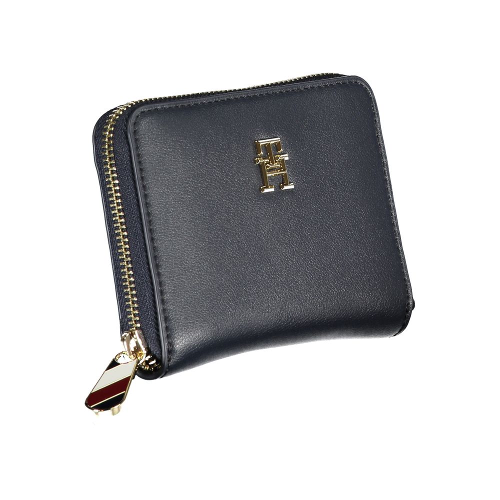 Blue Polyester Wallet Tommy Hilfiger