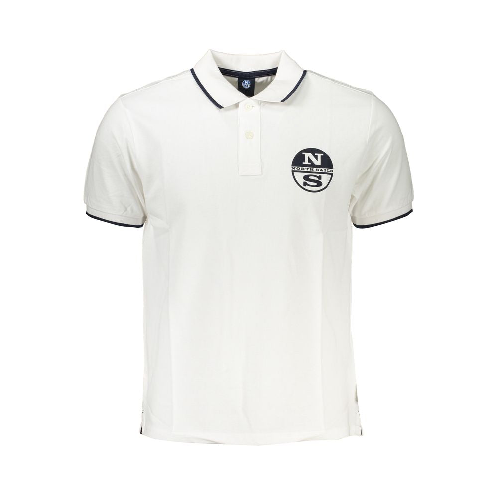 White Cotton Polo Shirt North Sails