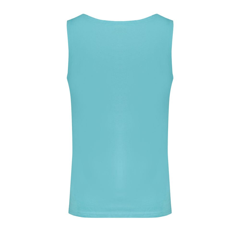 Blue Cotton Men's Tank Top Norway 1963