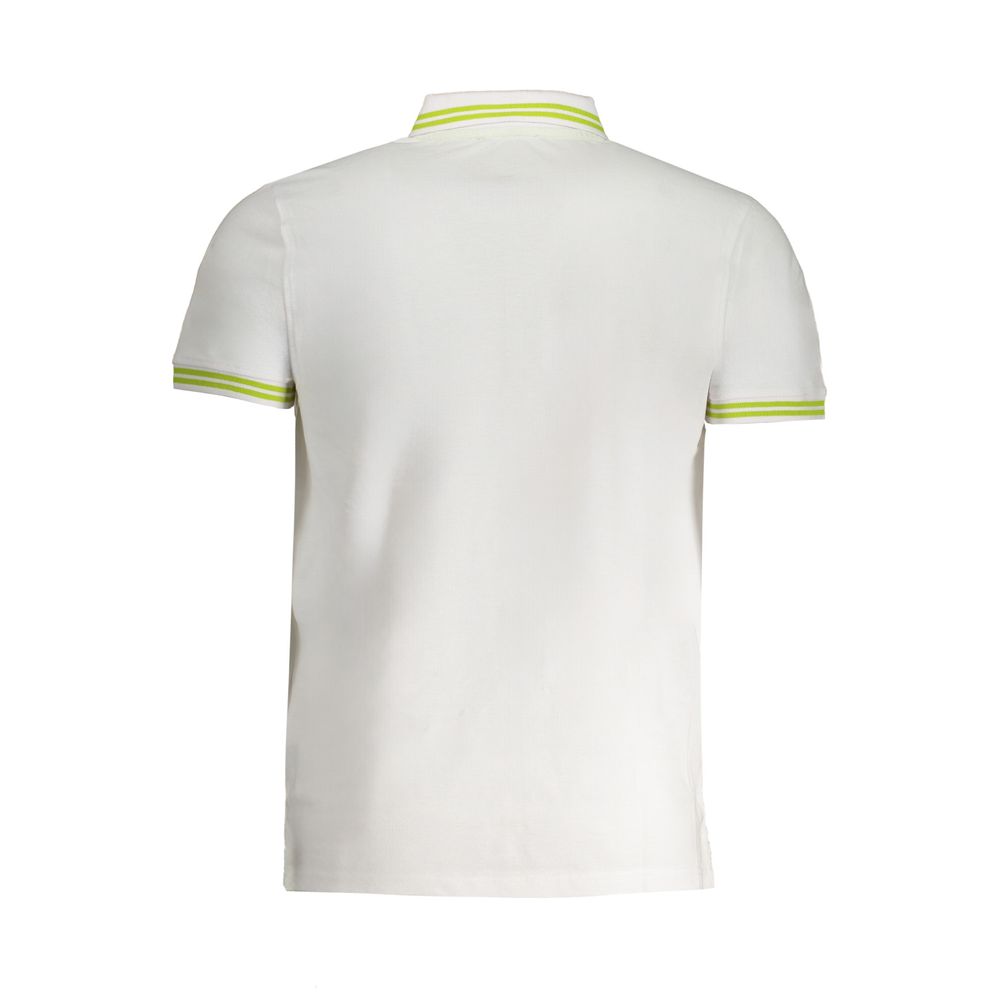 White Cotton Polo Shirt Cavalli Class