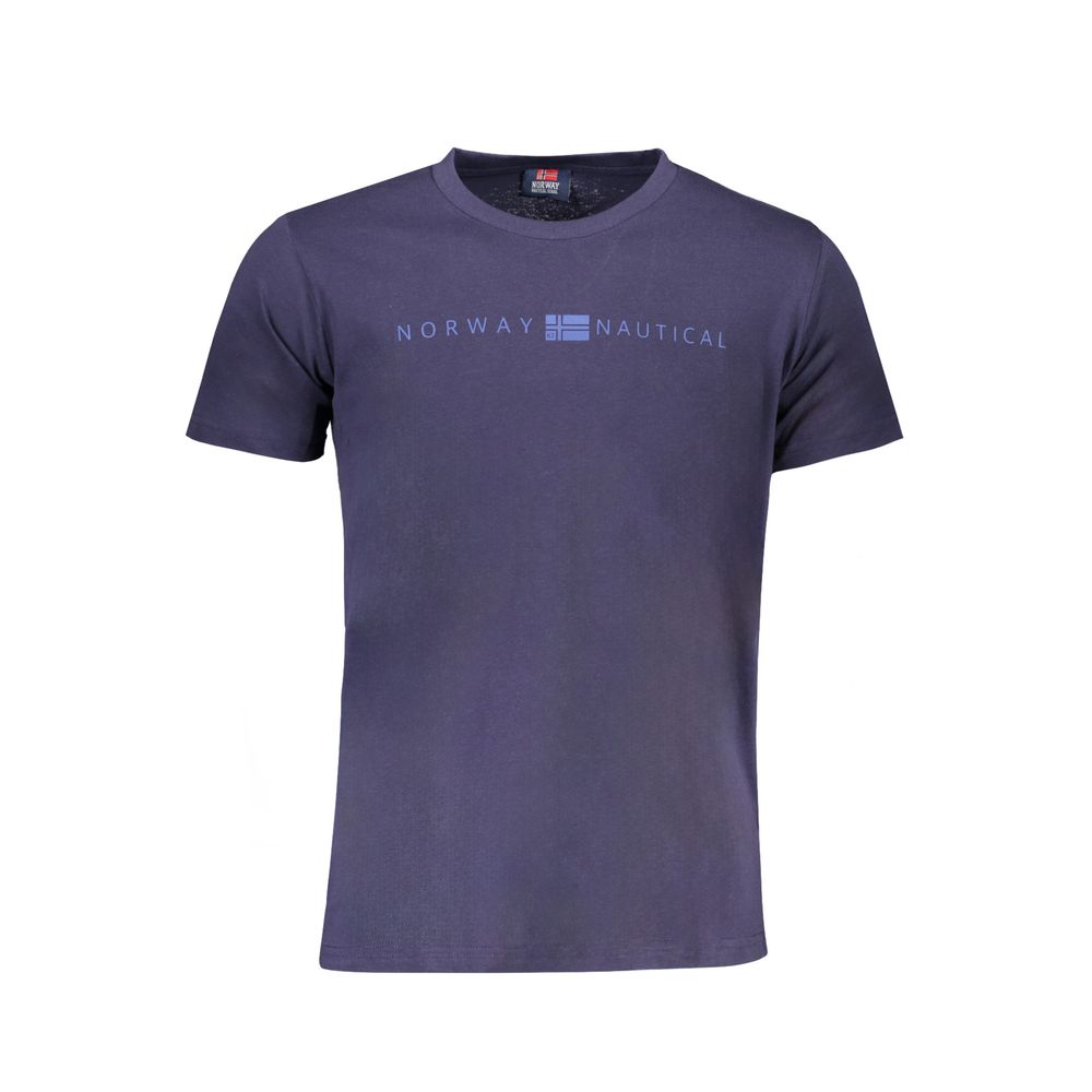 Blue Cotton T-Shirt Norway 1963