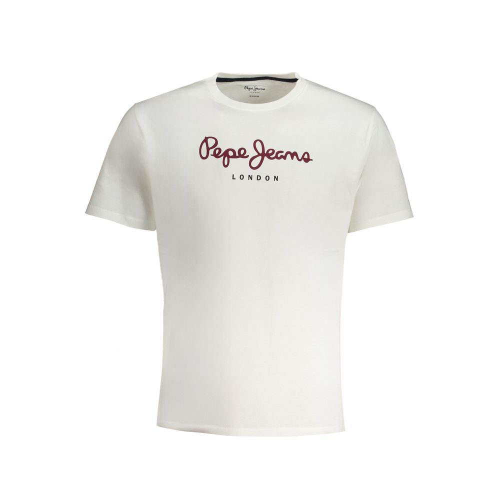 White Cotton T-Shirt Pepe Jeans