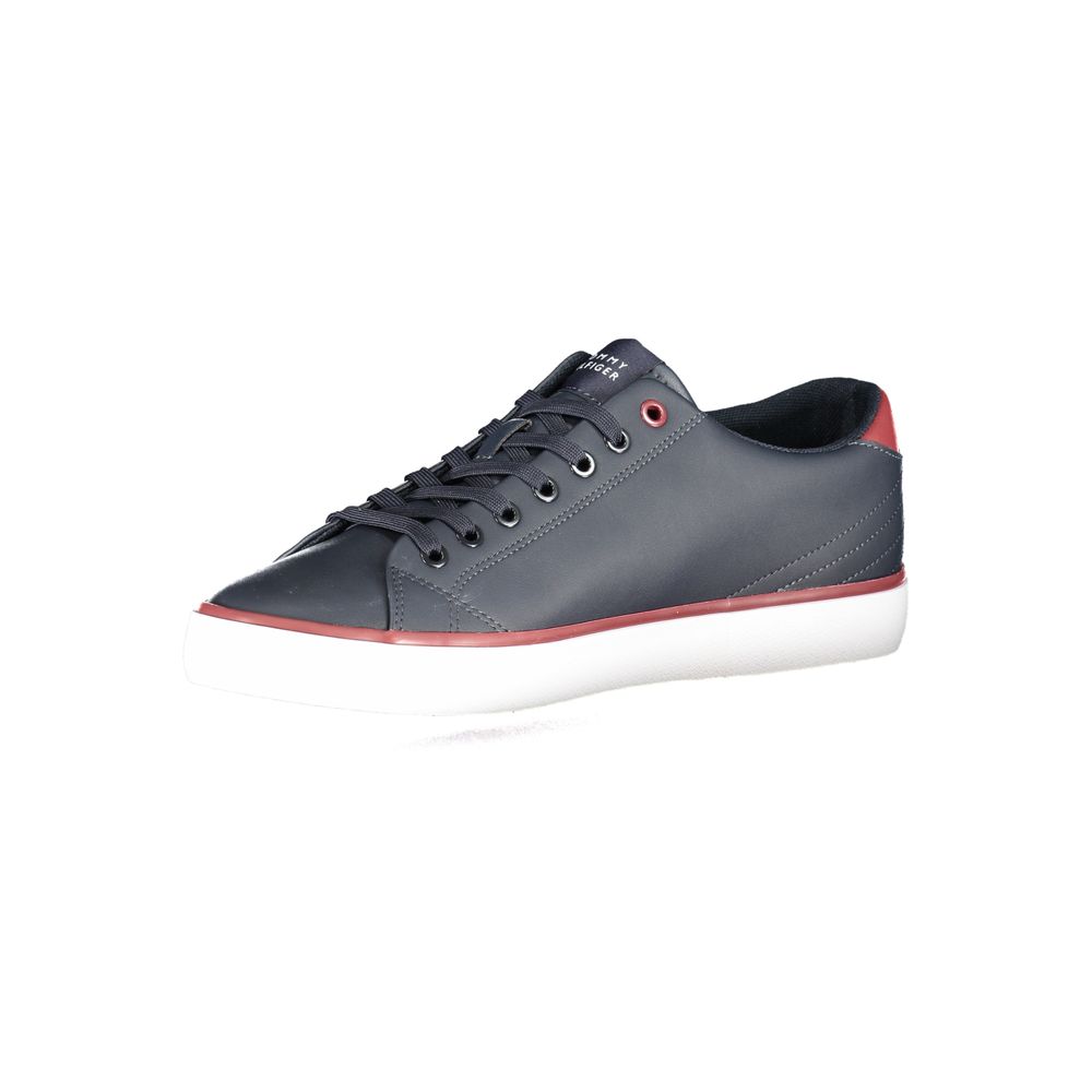 Blue Polyester Sneaker Tommy Hilfiger