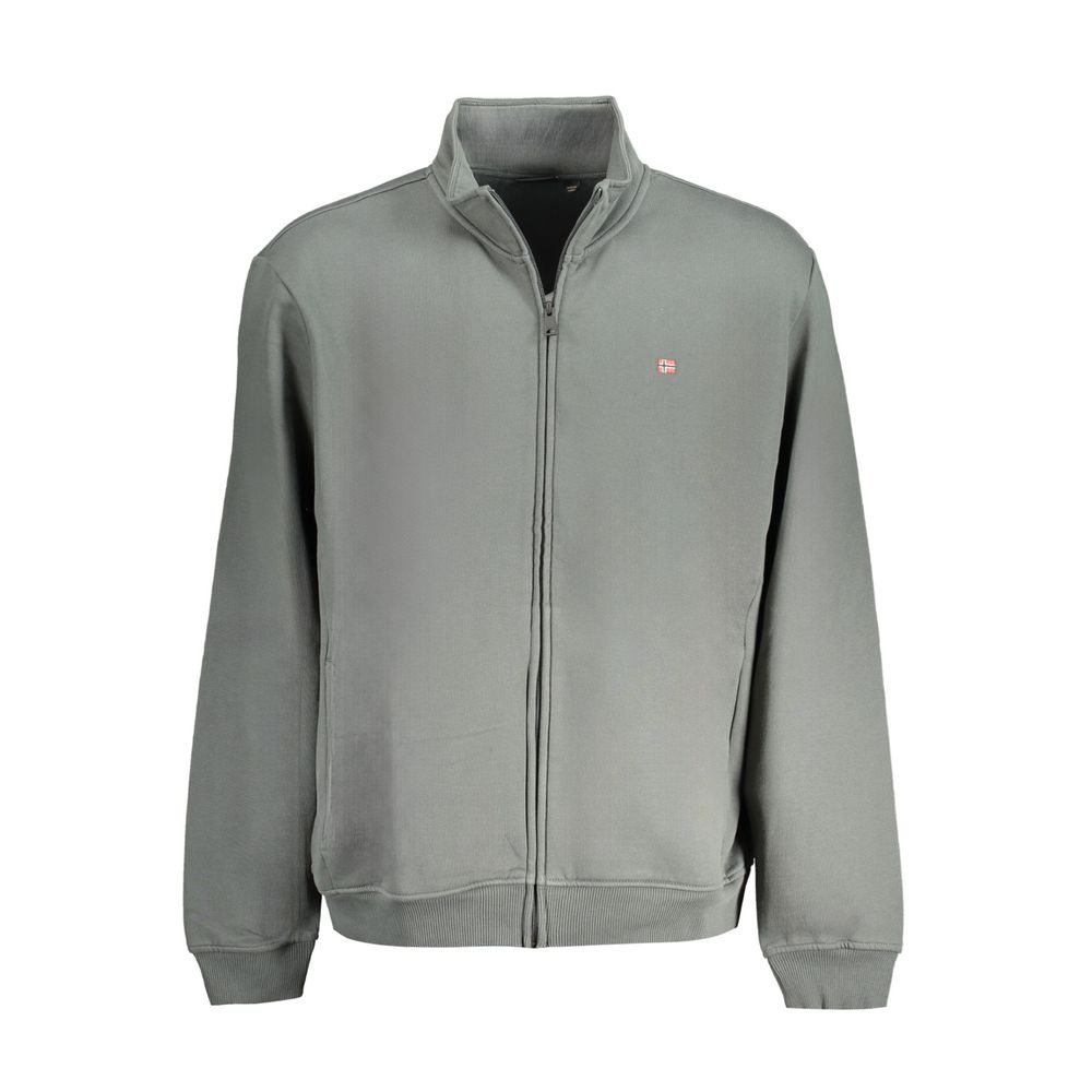 Green Cotton Sweatshirt Napapijri