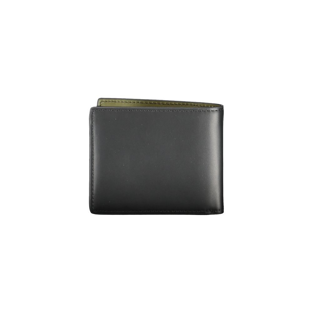 Black Leather Wallet Tommy Hilfiger