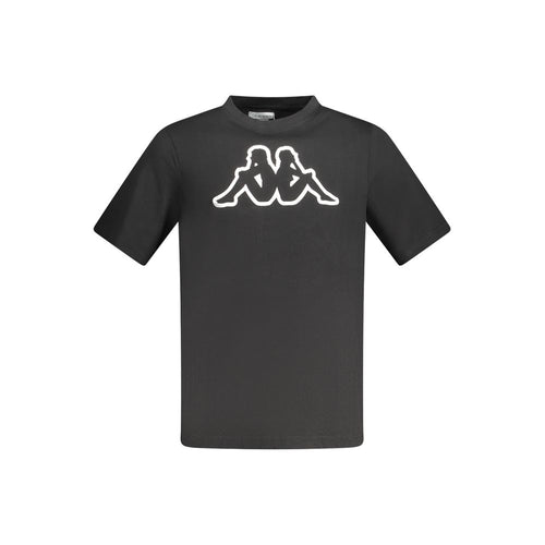 Black Cotton Men T-Shirt Kappa