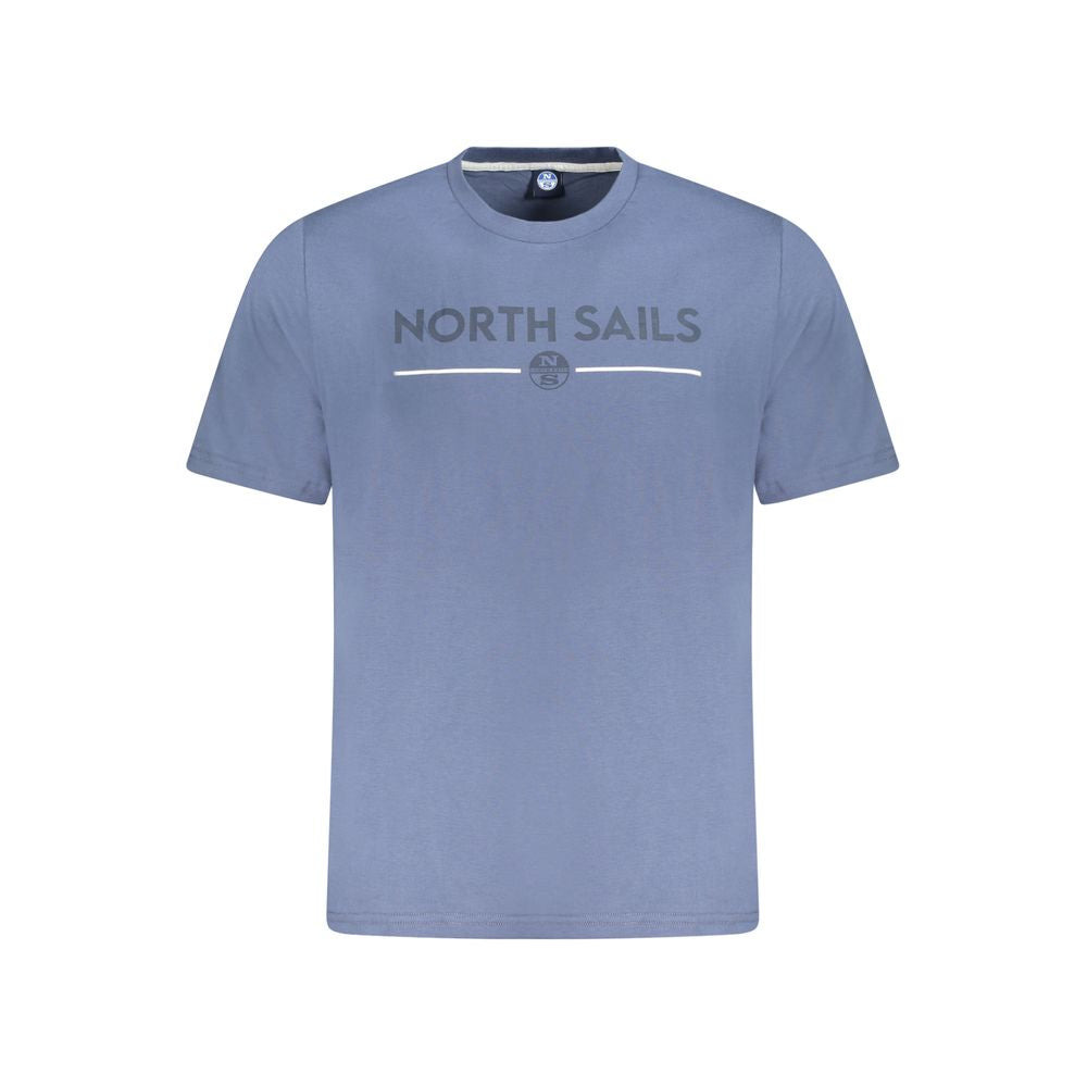 Blue Cotton Men T-Shirt North Sails