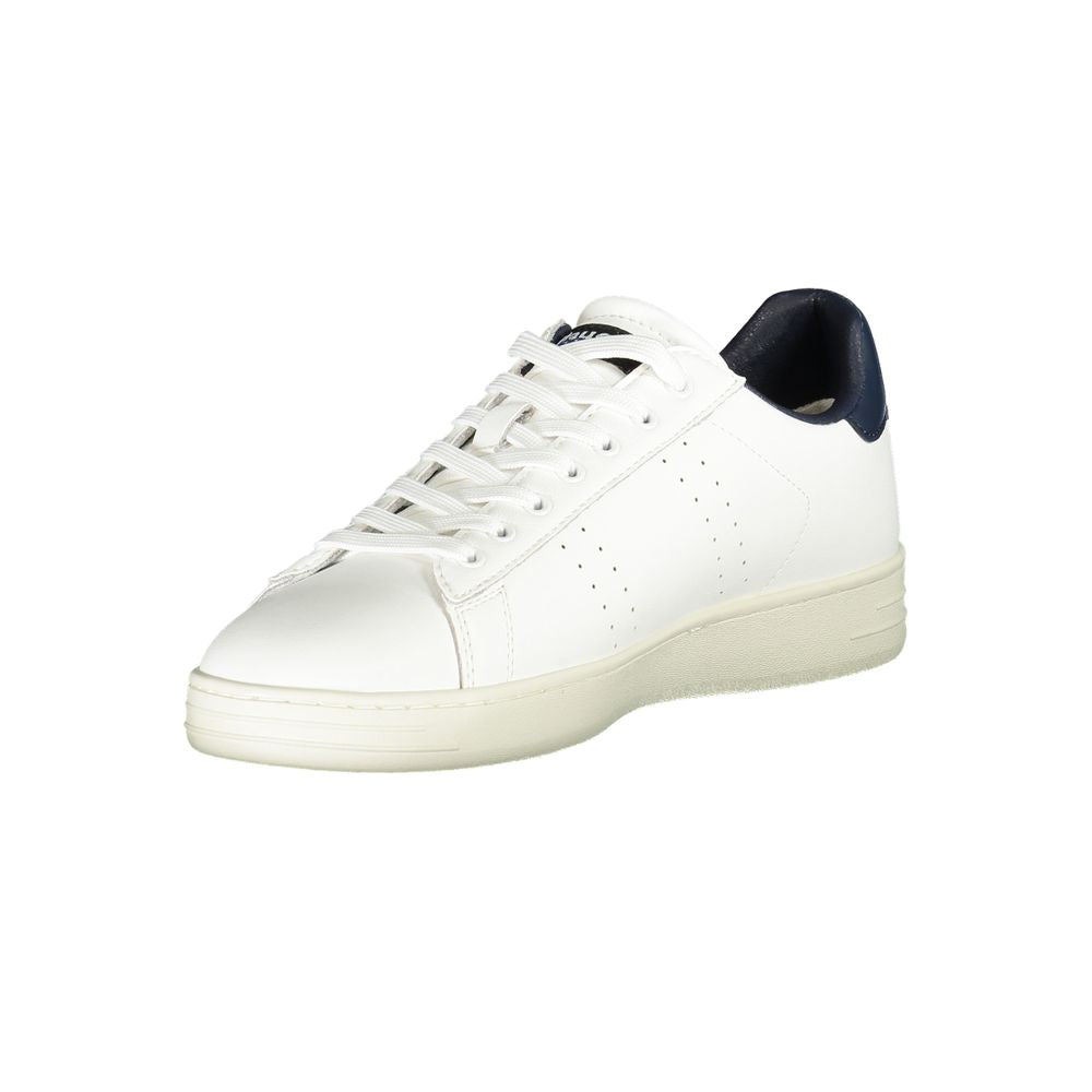 White Leather Men Sneaker Blauer