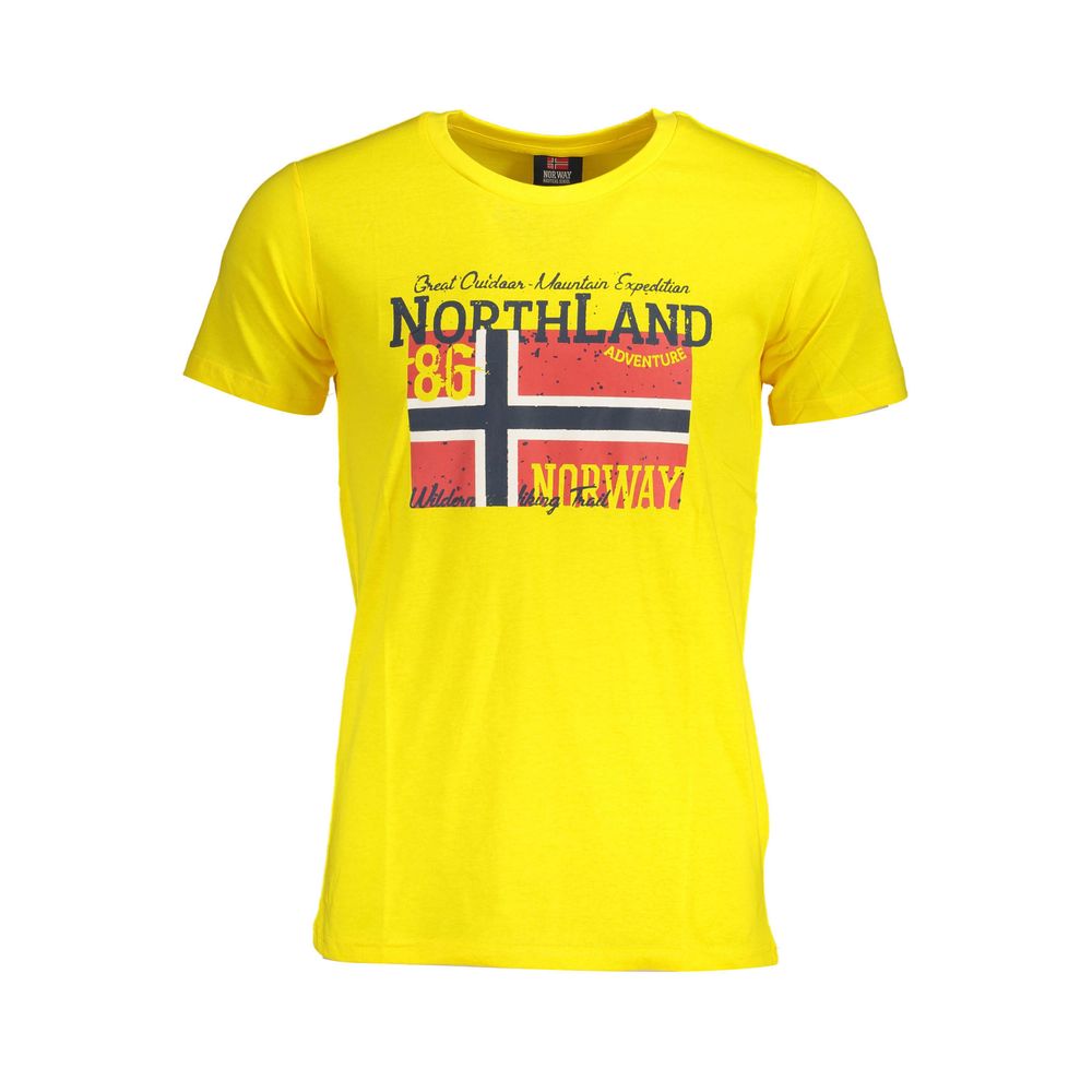 Yellow Cotton Men T-Shirt Norway 1963
